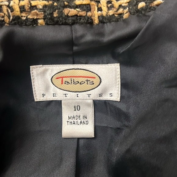 Talbots Petites Wool/Mohair Blend Blazer, Sz. 10. - Picture 8 of 9